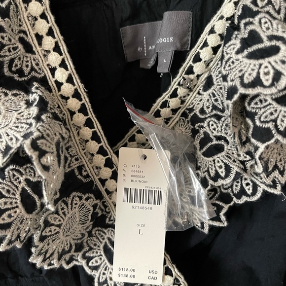 ANTHROPOLOGY Embroidered Lace Blouse - Picture 4 of 9